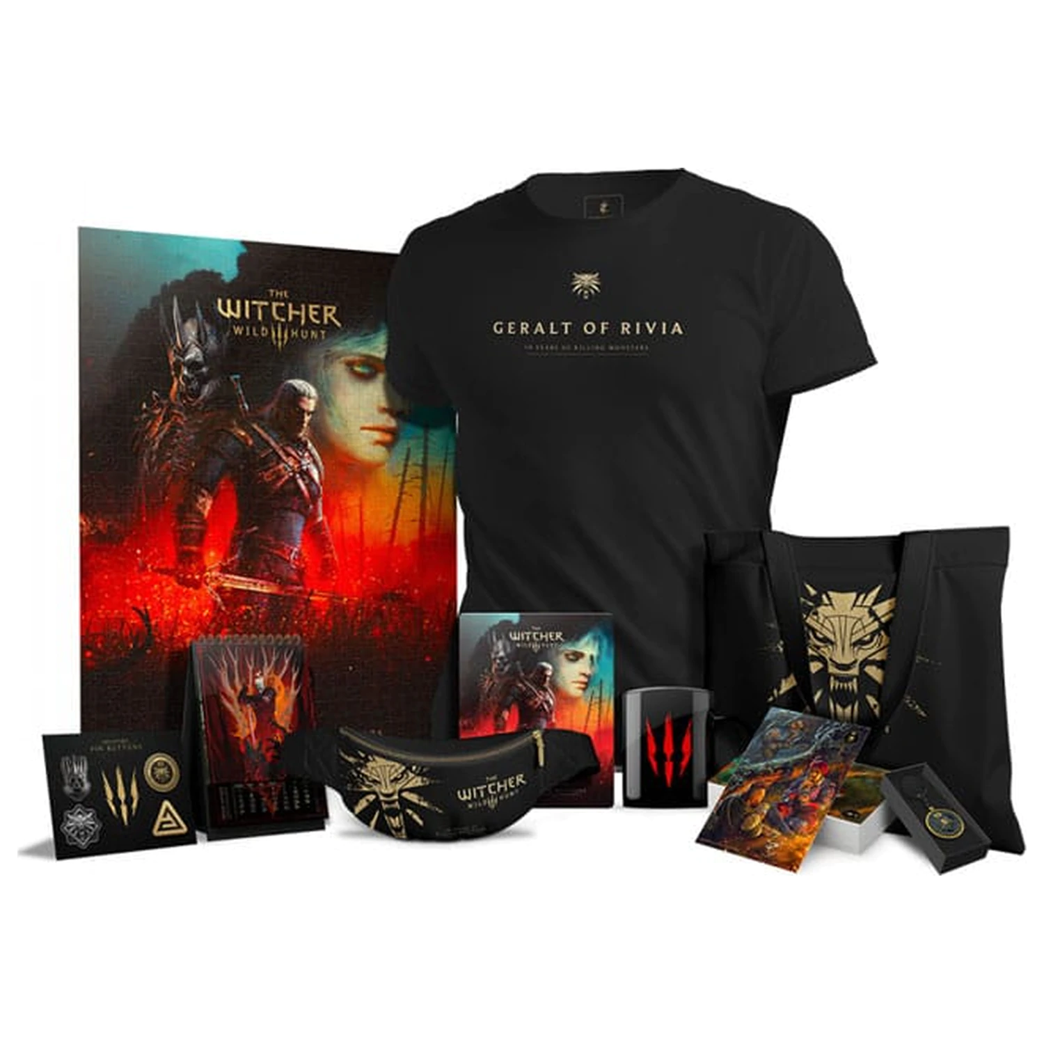 The Witcher 3: Wild Hunt komplet za pobijanje pošasti ob 10. obletnici fotografija izdelka