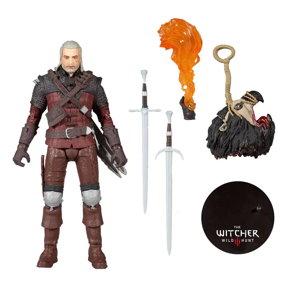 The Witcher 3: Wild Hunt akcijska figura Geralt of Rivia (Wolf Armor) 18 cm fotografija izdelka