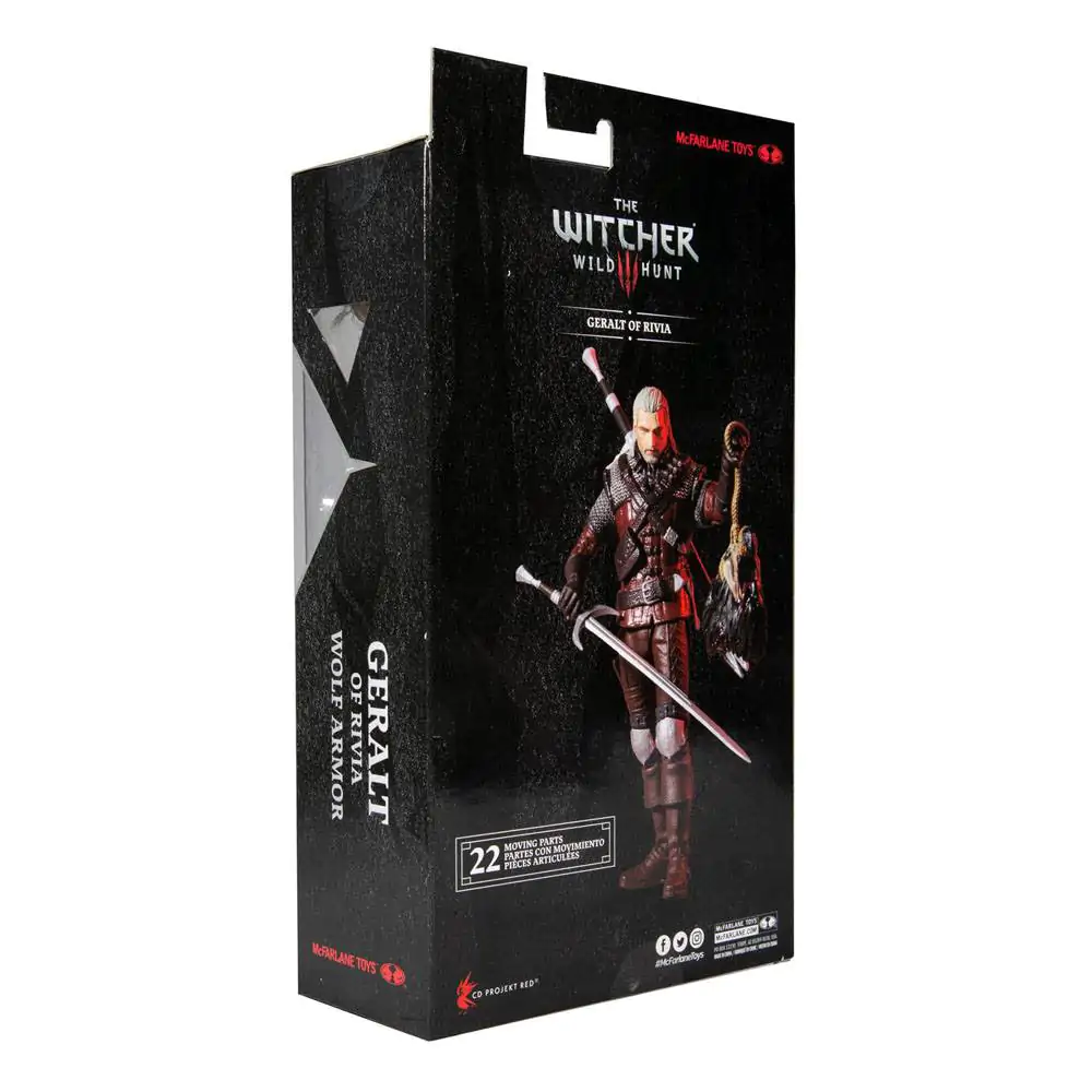 The Witcher 3: Wild Hunt akcijska figura Geralt of Rivia (Wolf Armor) 18 cm fotografija izdelka
