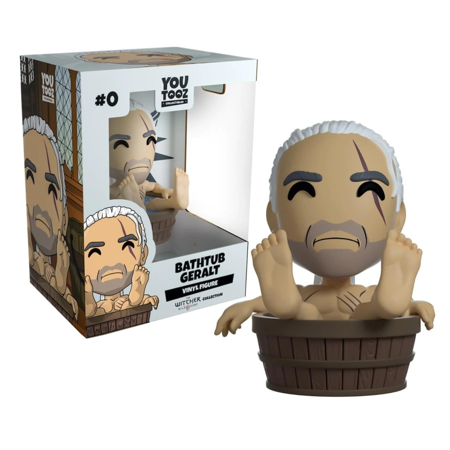 Figurica The Witcher Bathtub Geralt Youtooz 8 cm fotografija izdelka