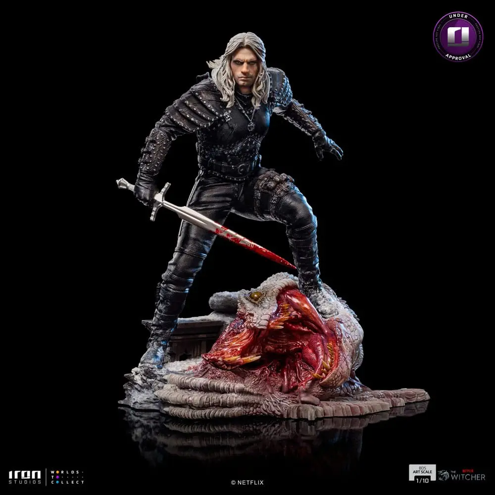 The Witcher BDS Art Scale Kip 1/10 Geralt of Riva 33 cm fotografija izdelka