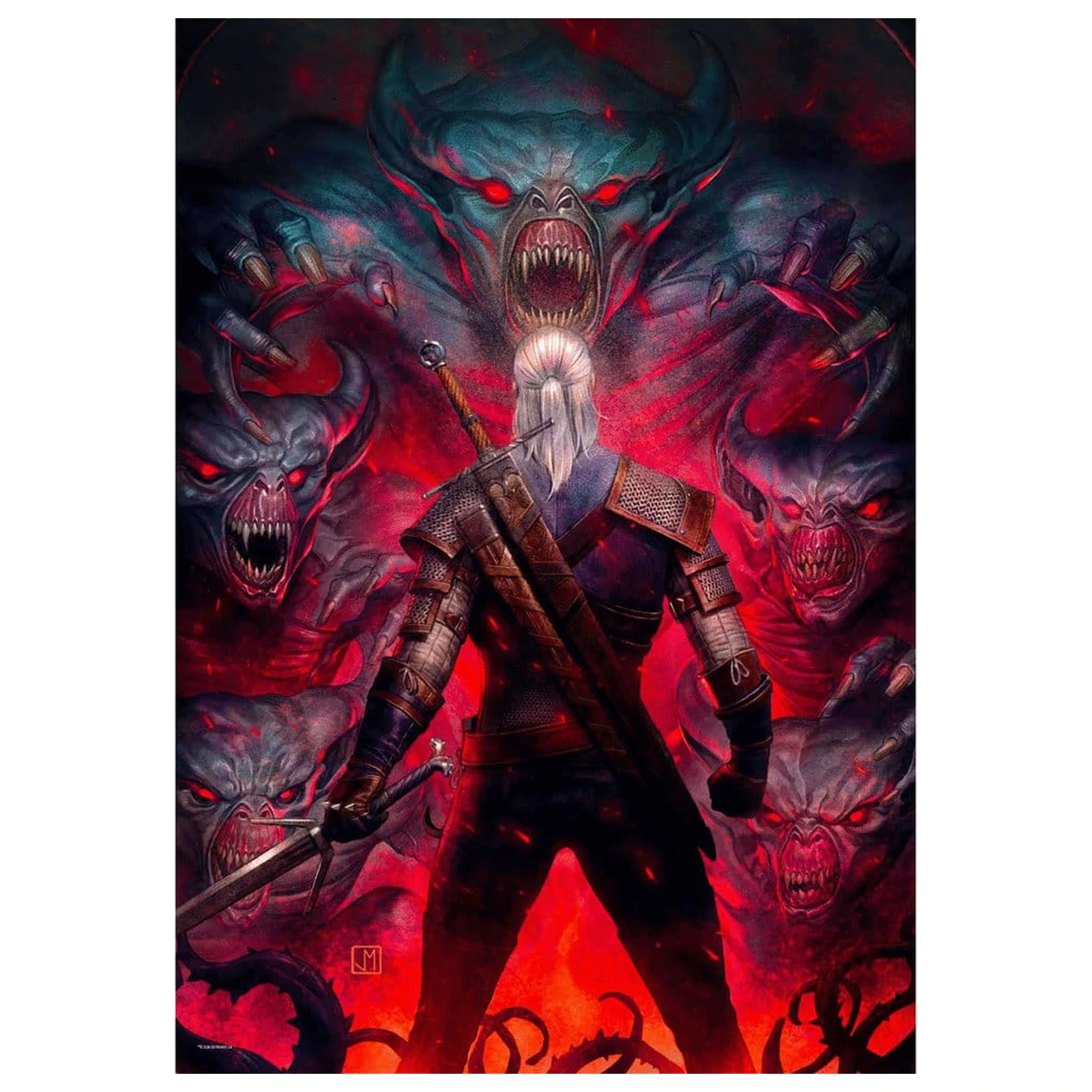 The Witcher Sestavljanka Corvo Bianco (1000 kosov) fotografija izdelka