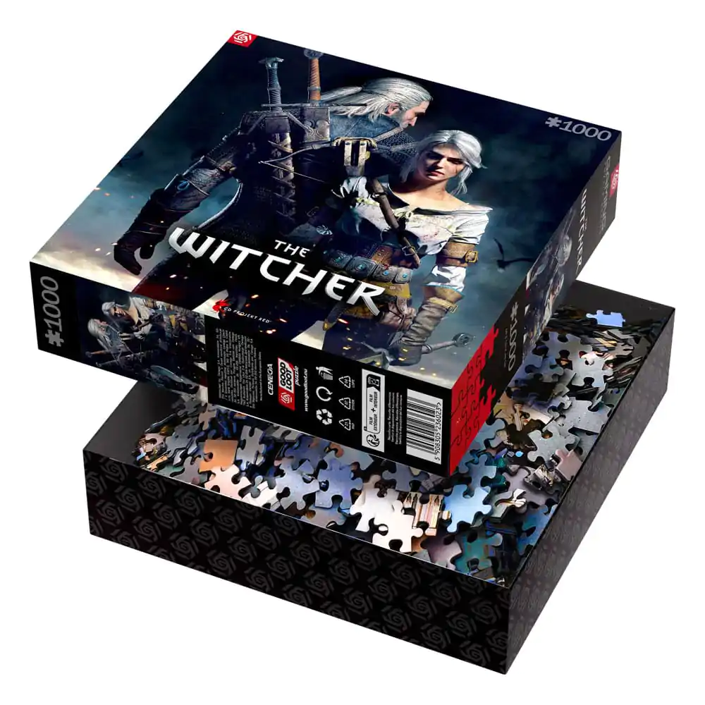 The Witcher Gaming Puzzle Geralt & Ciri (1000 kosov) fotografija izdelka