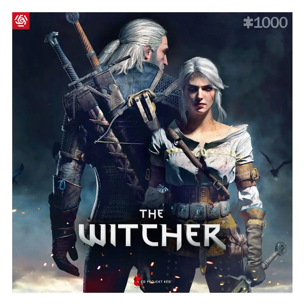 The Witcher Gaming Puzzle Geralt & Ciri (1000 kosov) fotografija izdelka