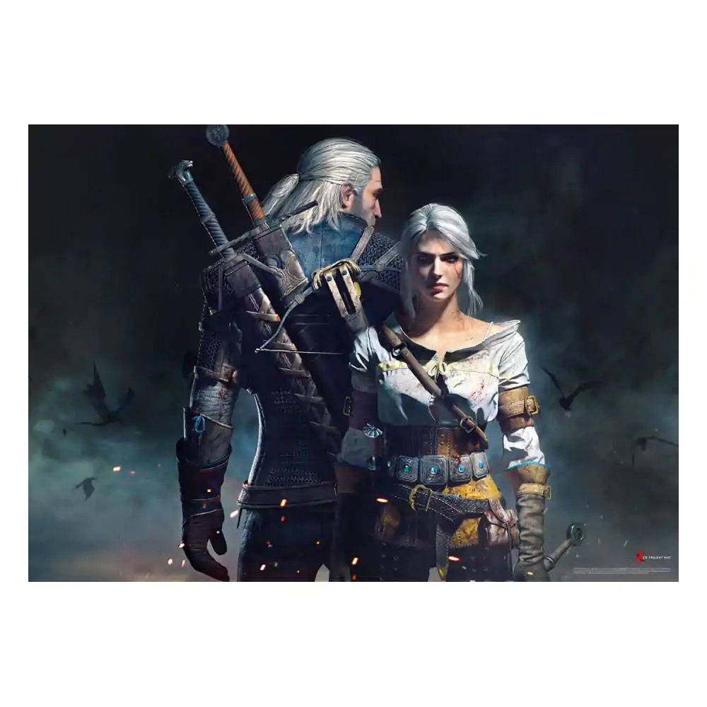 The Witcher Gaming Puzzle Geralt & Ciri (1000 kosov) fotografija izdelka