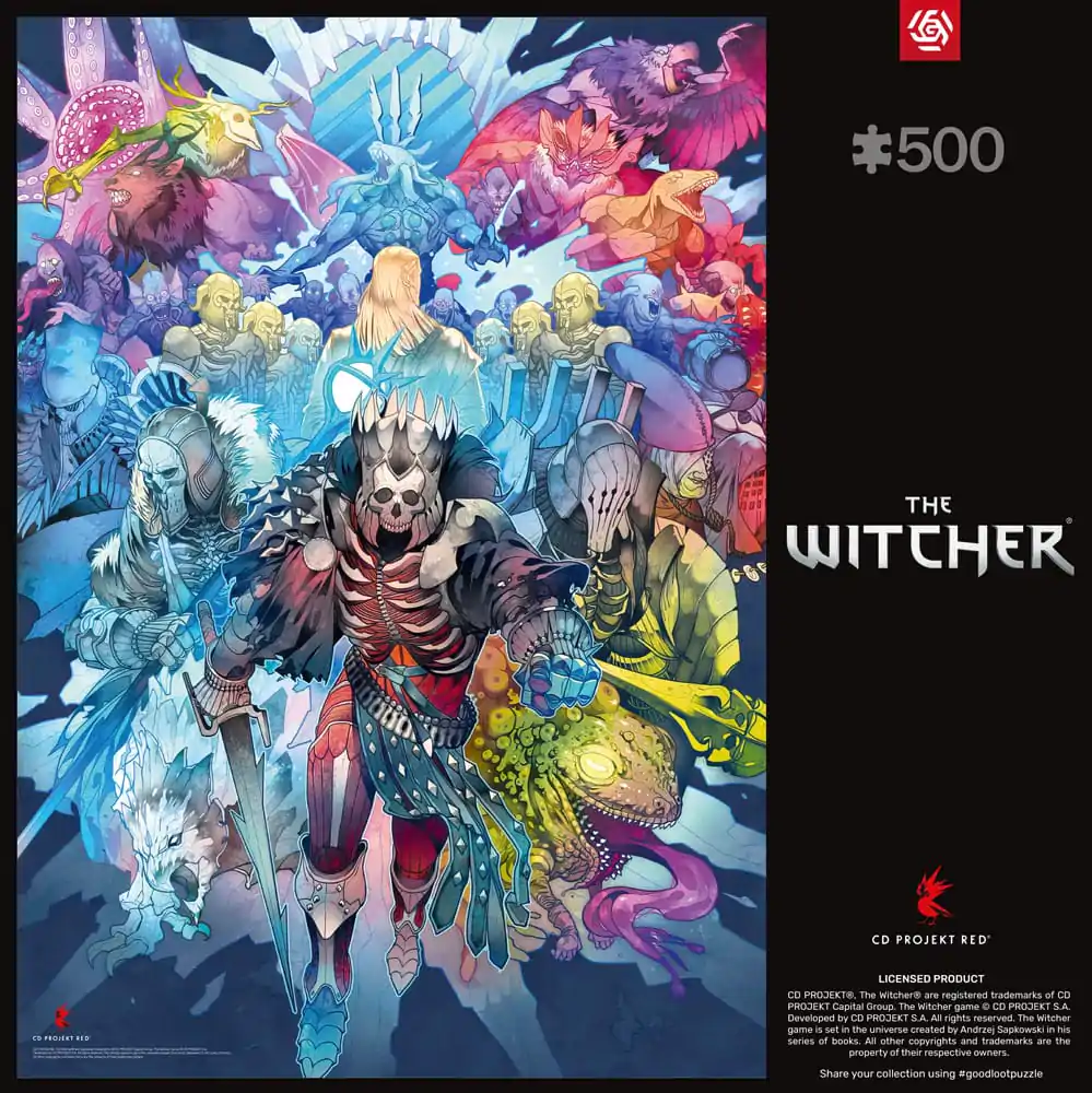 The Witcher Gaming Puzzle Frakcija pošasti (500 kosov) fotografija izdelka