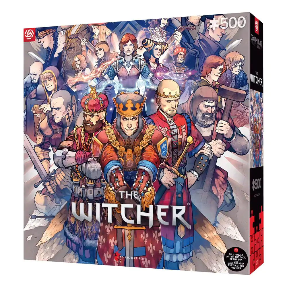 The Witcher Gaming Puzzle Severna kraljestva (500 kosov) fotografija izdelka