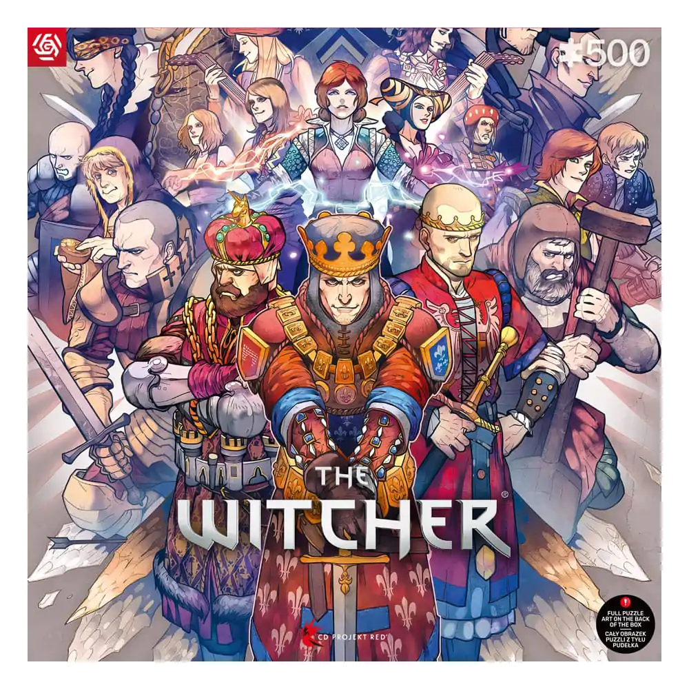 The Witcher Gaming Puzzle Severna kraljestva (500 kosov) fotografija izdelka