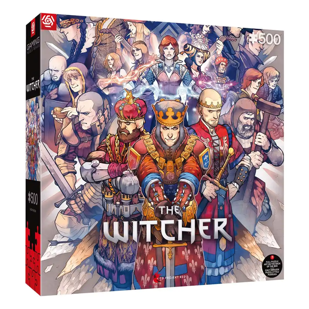 The Witcher Gaming Puzzle Severna kraljestva (500 kosov) fotografija izdelka