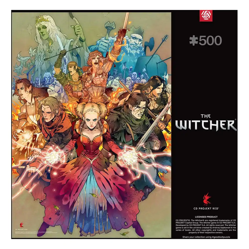 The Witcher Gaming Puzzle Scoia'tael (500 kosov) fotografija izdelka