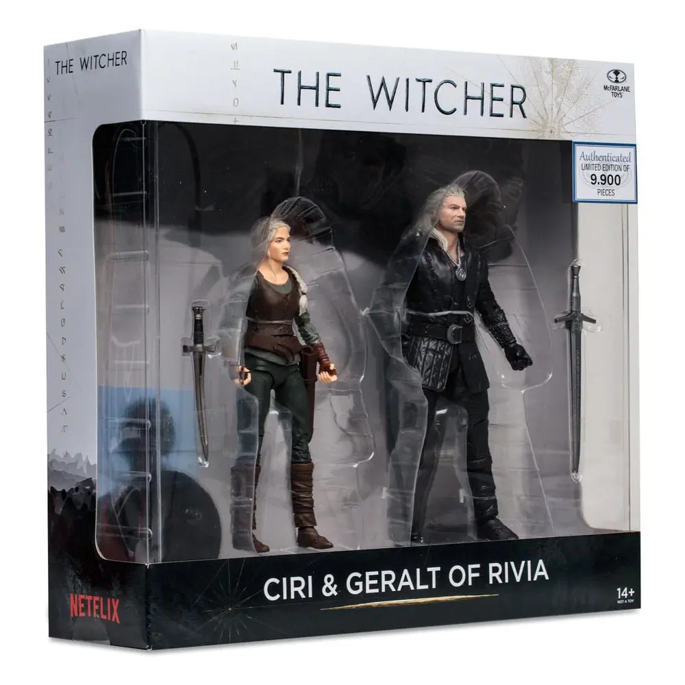 Akcijska figura The Witcher Geralt in Ciri (Netflix Season 3) 18 cm fotografija izdelka