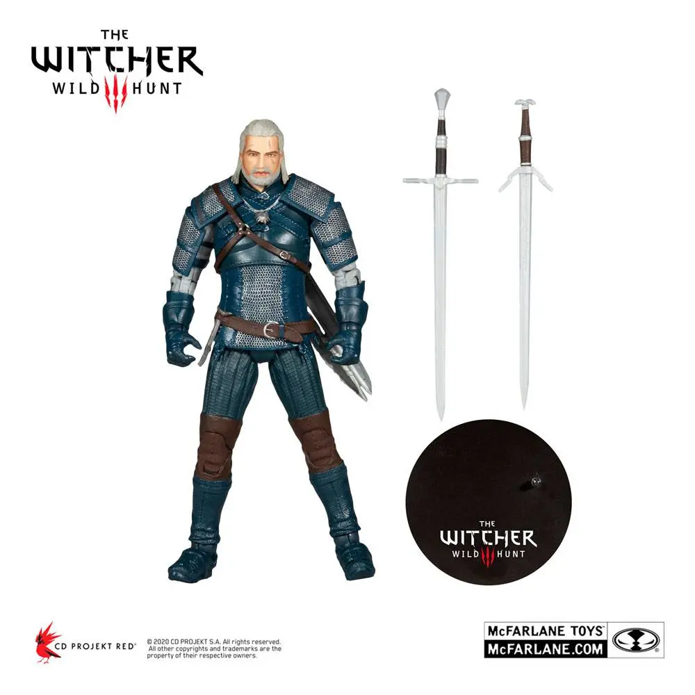 Akcijska figura The Witcher Geralt of Rivia (Viper Armor: Teal Dye) 18 cm fotografija izdelka
