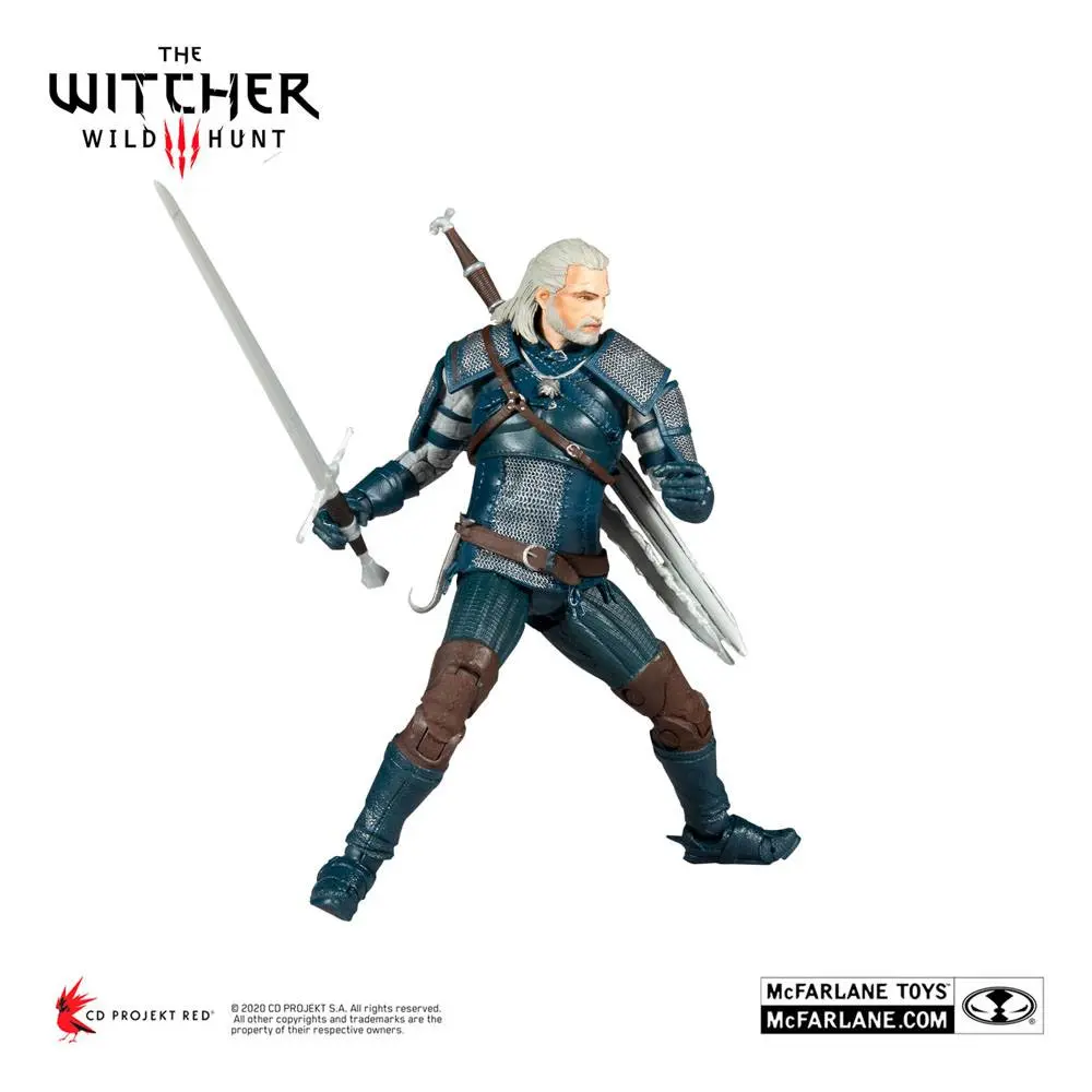 Akcijska figura The Witcher Geralt of Rivia (Viper Armor: Teal Dye) 18 cm fotografija izdelka
