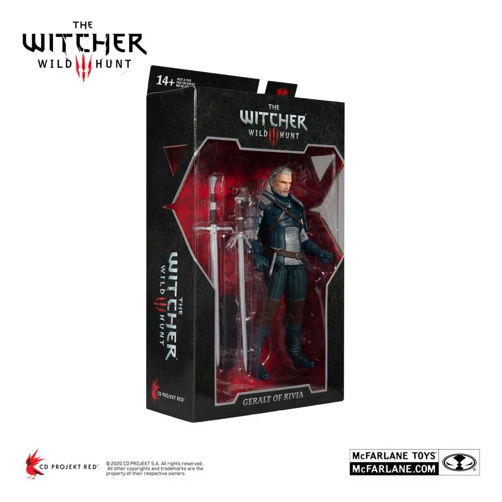Akcijska figura The Witcher Geralt of Rivia (Viper Armor: Teal Dye) 18 cm fotografija izdelka