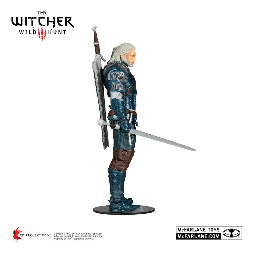 Akcijska figura The Witcher Geralt of Rivia (Viper Armor: Teal Dye) 18 cm fotografija izdelka