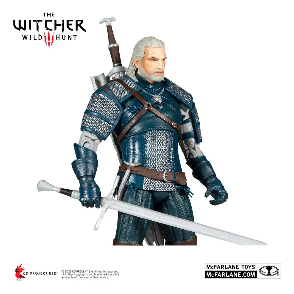Akcijska figura The Witcher Geralt of Rivia (Viper Armor: Teal Dye) 18 cm fotografija izdelka