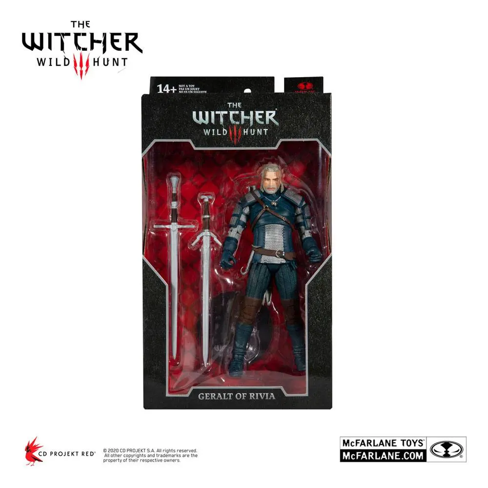 Akcijska figura The Witcher Geralt of Rivia (Viper Armor: Teal Dye) 18 cm fotografija izdelka