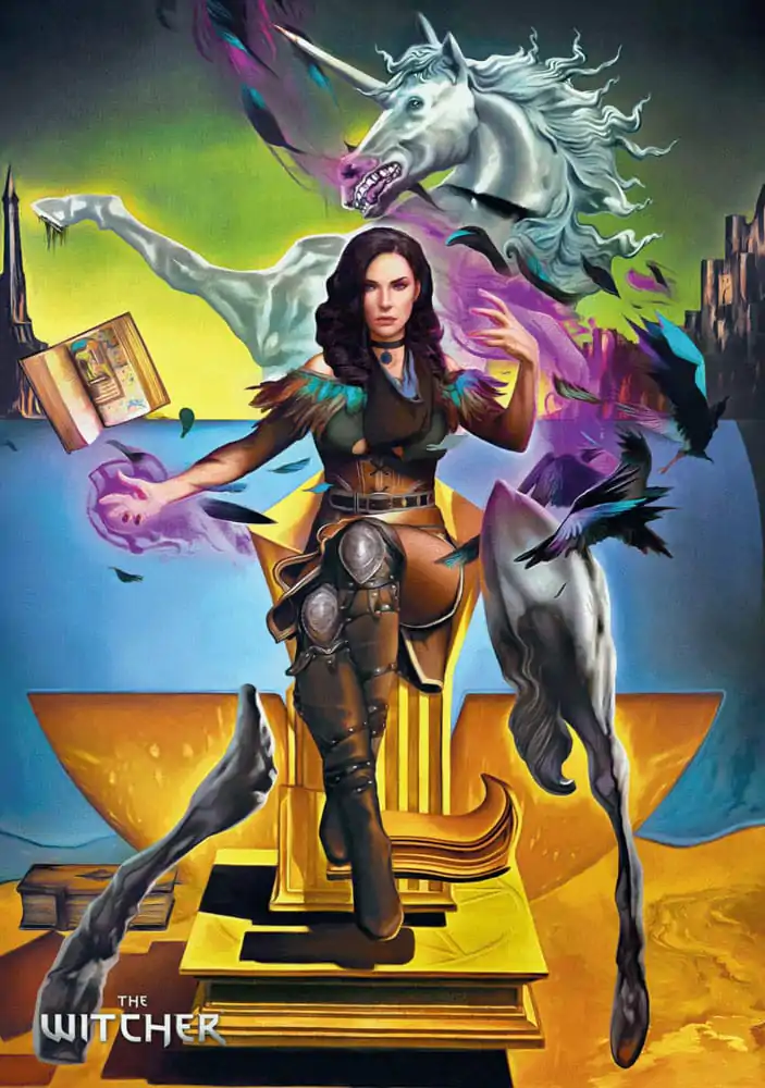 The Witcher III: Wild Hunt Game Art Chronicles Puzzle Yennefer inspired by Salvador Dali (1000 kosov) fotografija izdelka