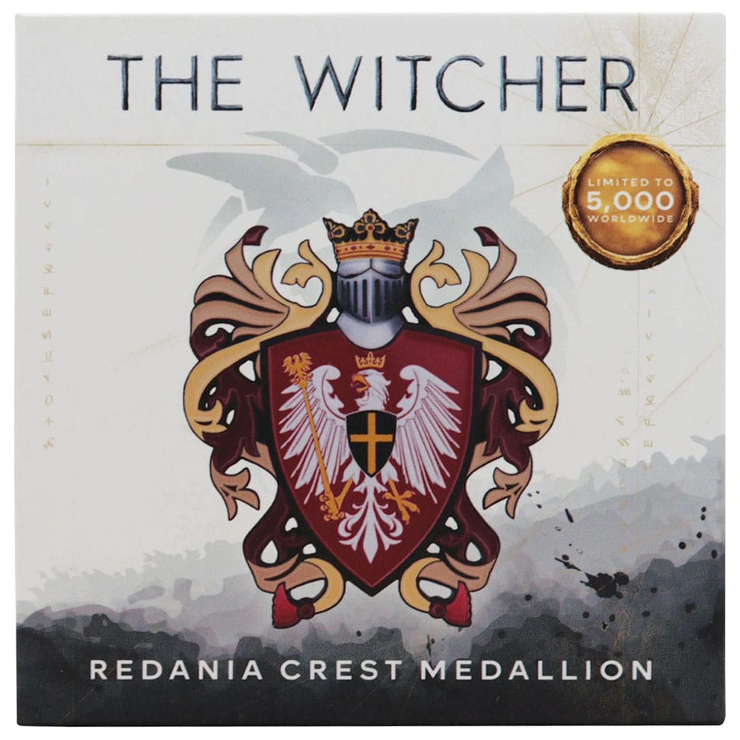 The Witcher medaljon Redania grb omejena izdaja fotografija izdelka