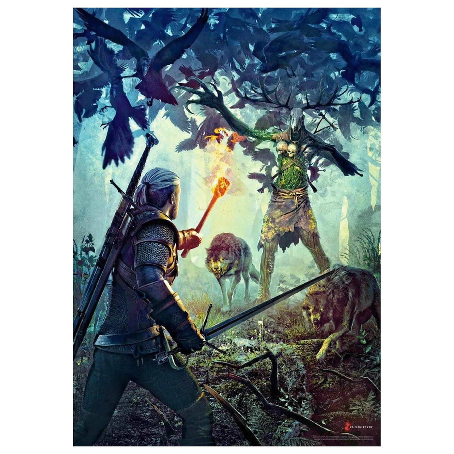 The Witcher Puzzle Leshen (1000 Kosov) fotografija izdelka