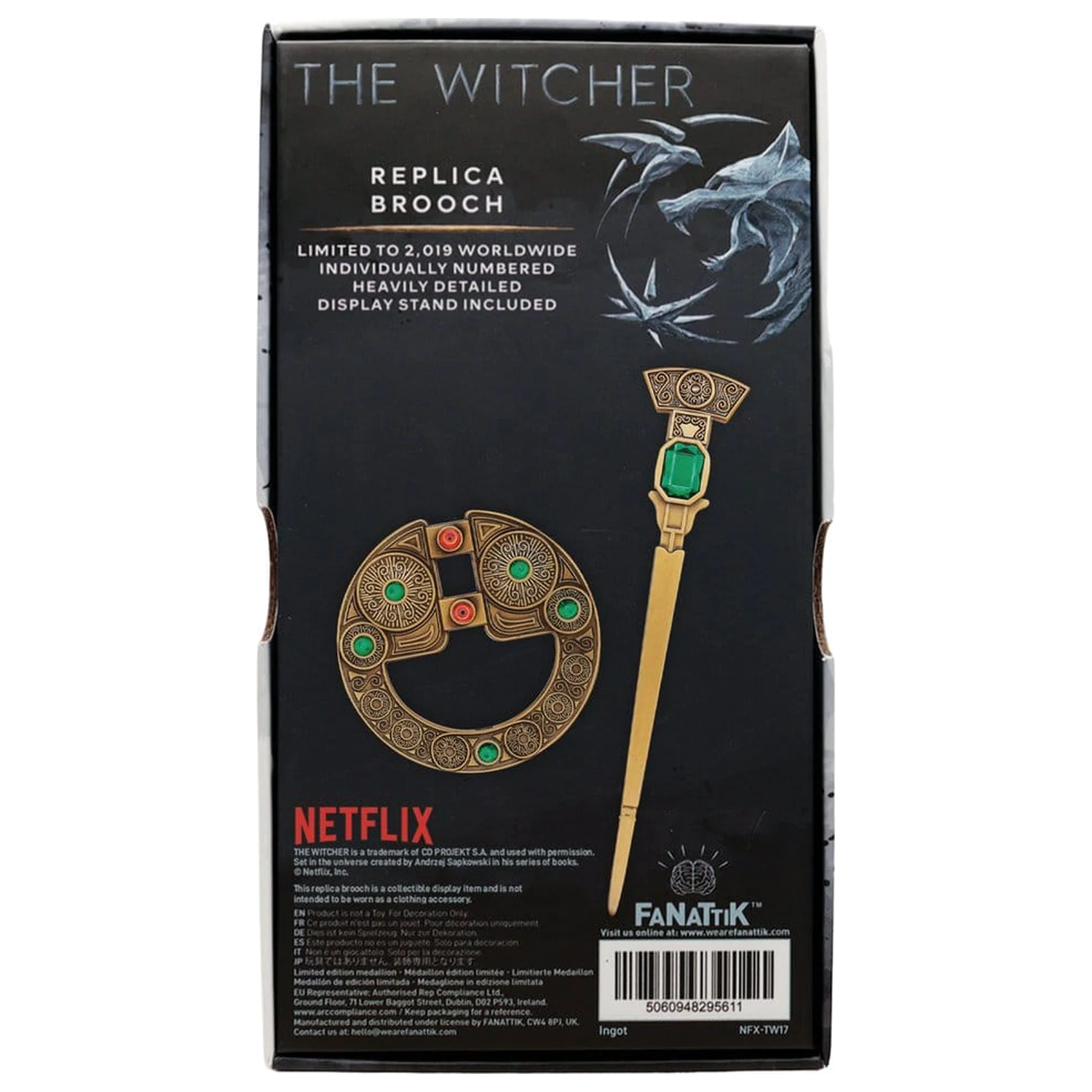 The Witcher Replika 1/1 Renfrijina broška fotografija izdelka