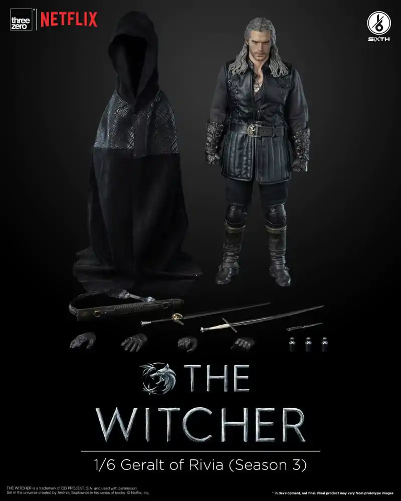 The Witcher Season 3 Action Figure 1/6 Geralt of Rivia 31 cm Akcijska Figura fotografija izdelka