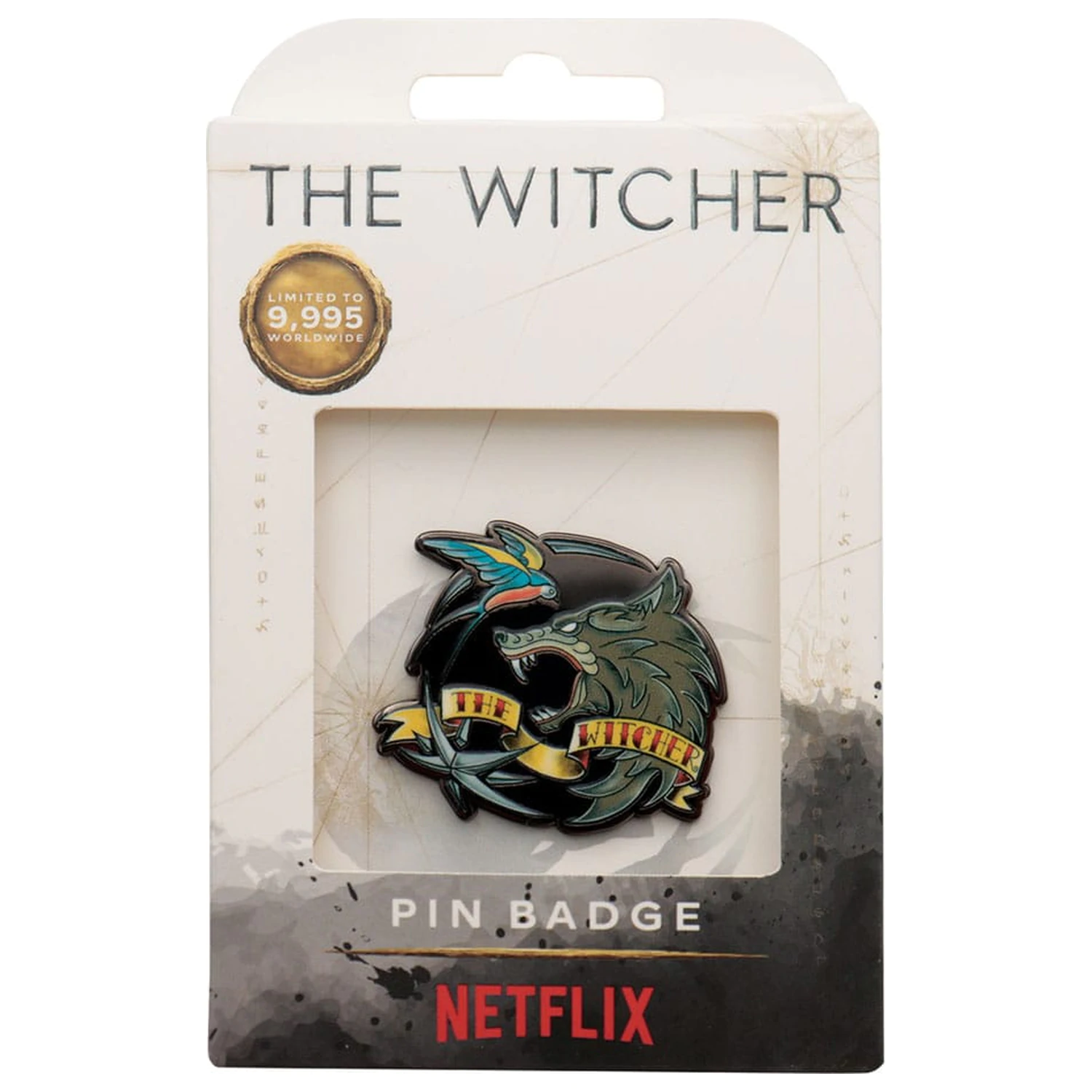 The Witcher Pin značka Witcher Symbol omejena izdaja fotografija izdelka