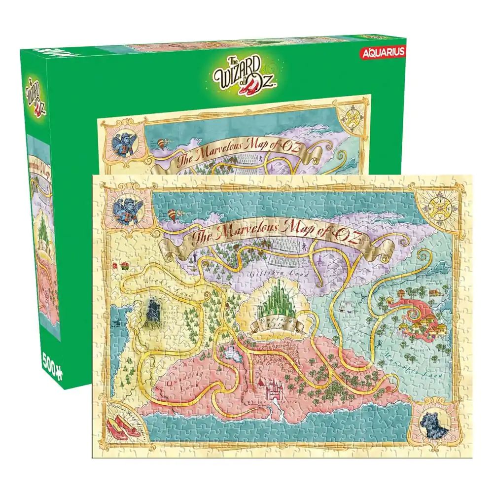 The Wizard Of Oz Map sestavljanka (500 kosov) fotografija izdelka
