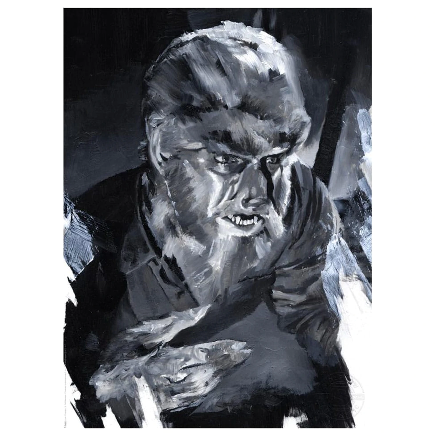 The Wolf Man Umetniški tisk The Wolf Man avtorja Chris Valentine 41 x 31 cm - brez okvirja fotografija izdelka