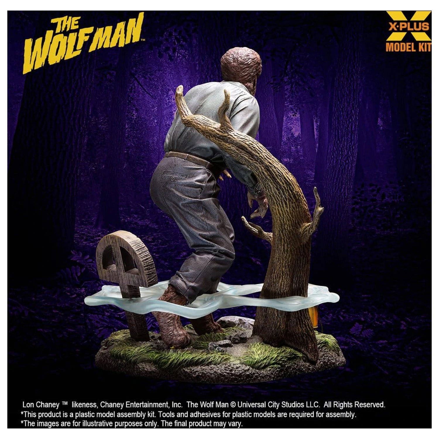 The Wolf Man Plastični model komplet 1/8 Lon Chaney Jr. kot Wolf Man 22 cm (Reprodukcija) fotografija izdelka
