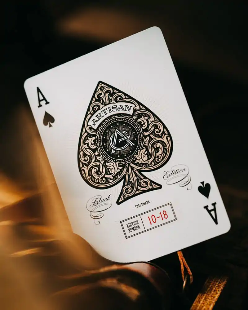 Theory Artisan Black komplet igralnih kart za poker fotografija izdelka