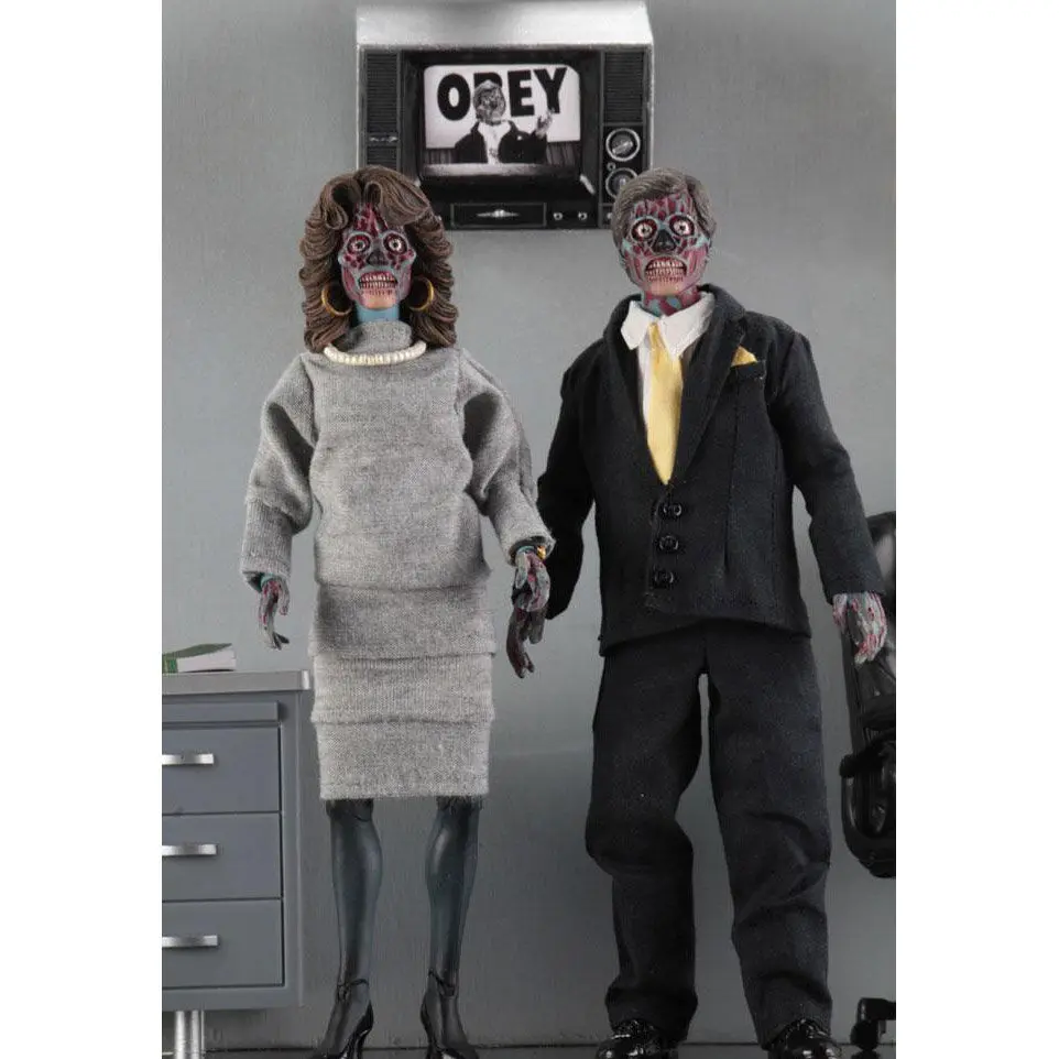 They Live Retro akcijska figura 2-Pack Aliens 20 cm fotografija izdelka