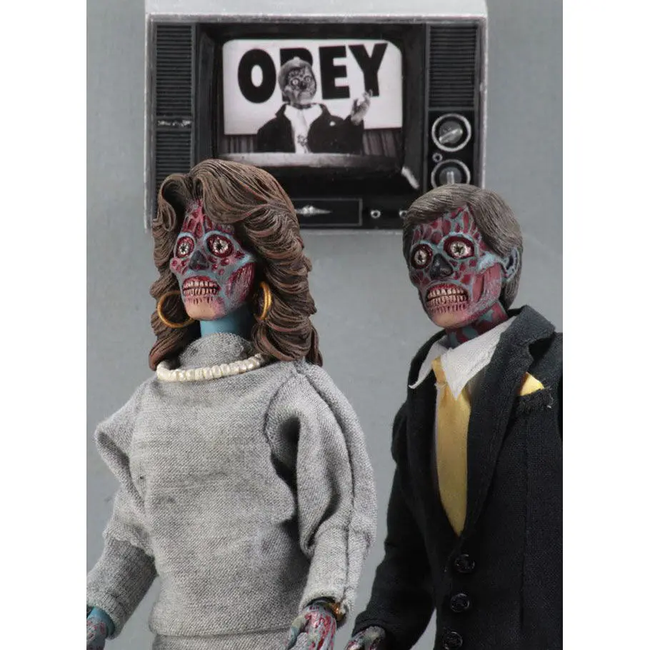 They Live Retro akcijska figura 2-Pack Aliens 20 cm fotografija izdelka