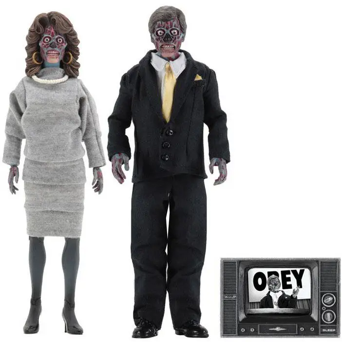 They Live Retro akcijska figura 2-Pack Aliens 20 cm fotografija izdelka