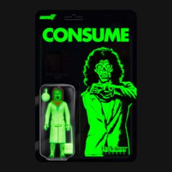They Live ReAction akcijska figura Wave 02 Female Ghoul (Glow) 10 cm fotografija izdelka