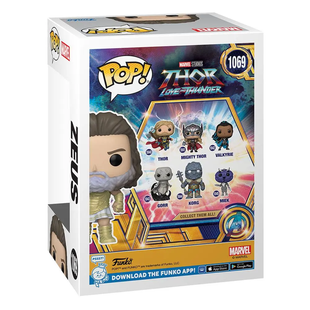 Thor: Love and Thunder POP! Marvel Vinyl Figurica Zevs 9 cm fotografija izdelka