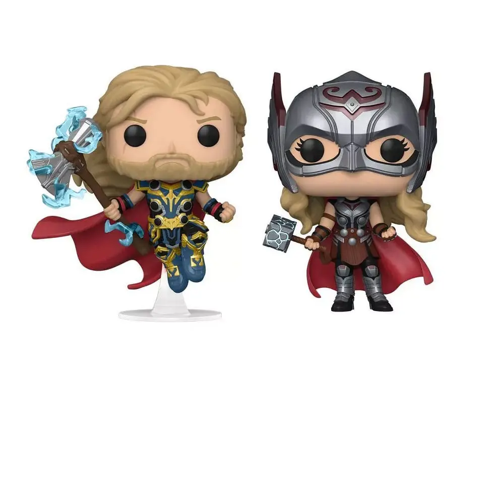 Thor: Love and Thunder POP! Vinilne figurice 2-Pack Thor & Mighty Thor 9 cm fotografija izdelka