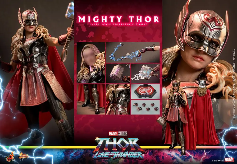 Thor: Love and Thunder Masterpiece akcijska figura 1/6 Mighty Thor 29 cm fotografija izdelka