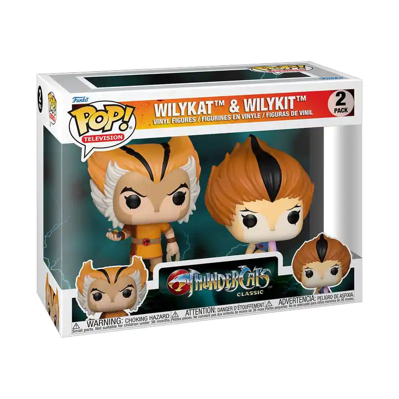 Thundercats Funko POP! Vinyl Figures 2-Pack Wilykat & Wilykit 9 cm Figurice iz vinila (2 kosa v pakiranju) fotografija izdelka