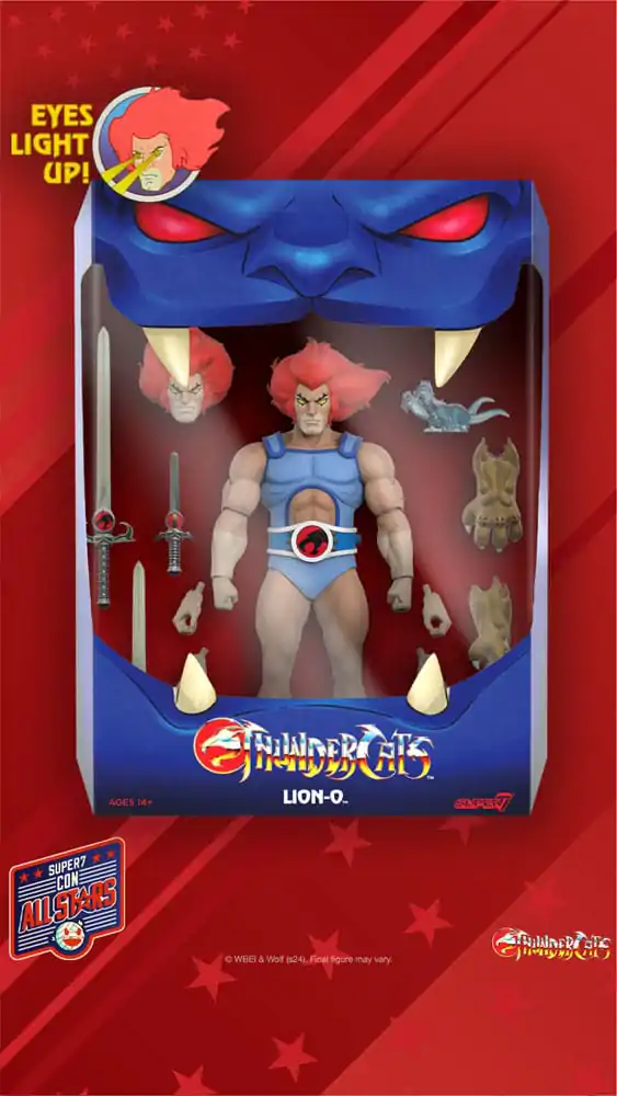 Thundercats Ultimates akcijska figura Lion-O (LED oči) 18 cm fotografija izdelka