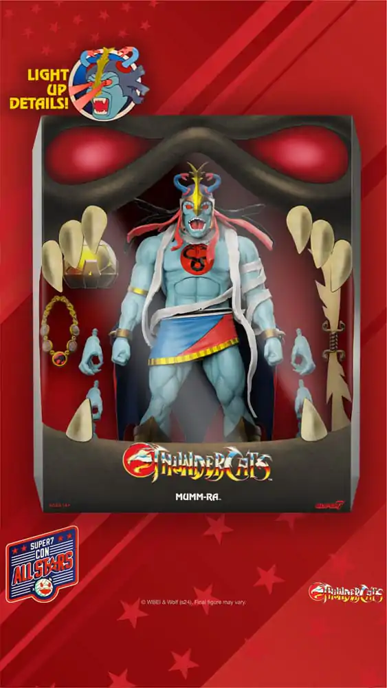 Thundercats Ultimates Action Figure Mumm-Ra (LED Eyes) 18 cm Akcijska Figura fotografija izdelka