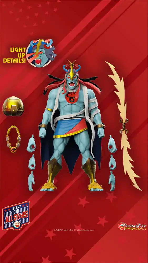 Thundercats Ultimates Action Figure Mumm-Ra (LED Eyes) 18 cm Akcijska Figura fotografija izdelka