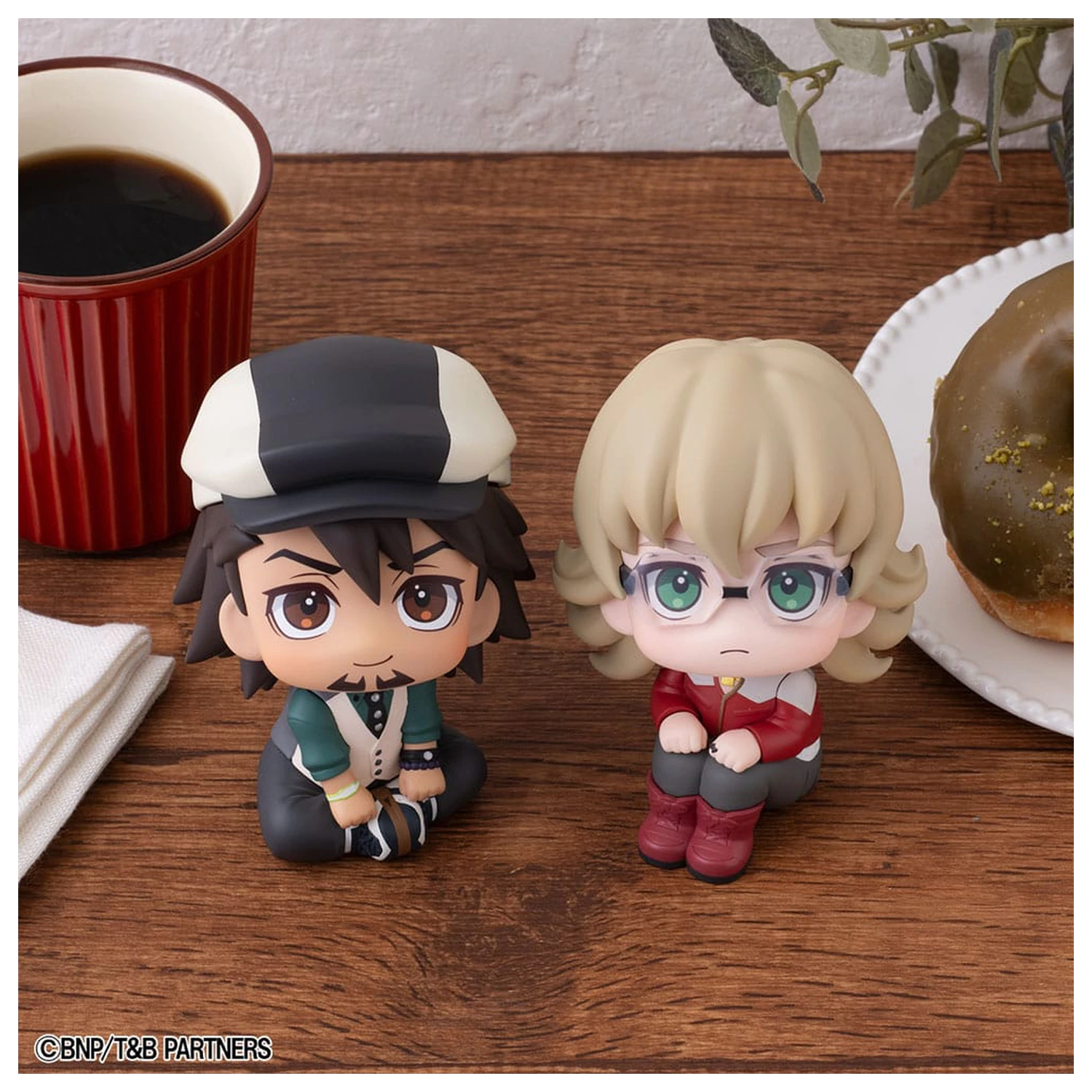 Tiger & Bunny Look Up PVC kipi Kaburagi T Kotetsu & Barnaby Brooks Jr. Set (z darilom) 11 cm fotografija izdelka