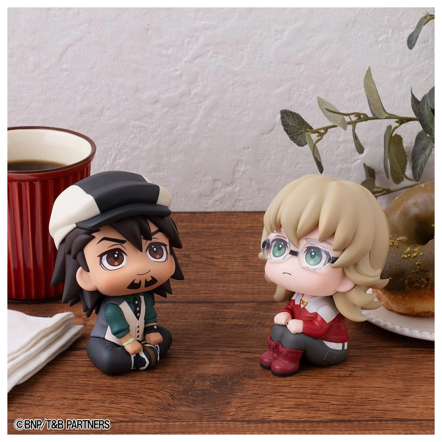 Tiger & Bunny Look Up PVC kipi Kaburagi T Kotetsu & Barnaby Brooks Jr. Set (z darilom) 11 cm fotografija izdelka