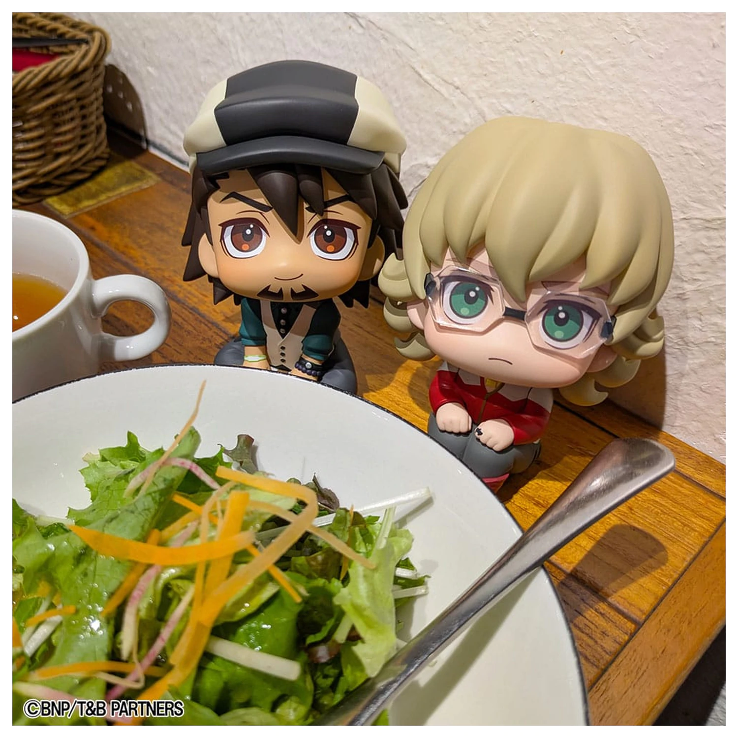 Tiger & Bunny Look Up PVC kipi Kaburagi T Kotetsu & Barnaby Brooks Jr. Set (z darilom) 11 cm fotografija izdelka