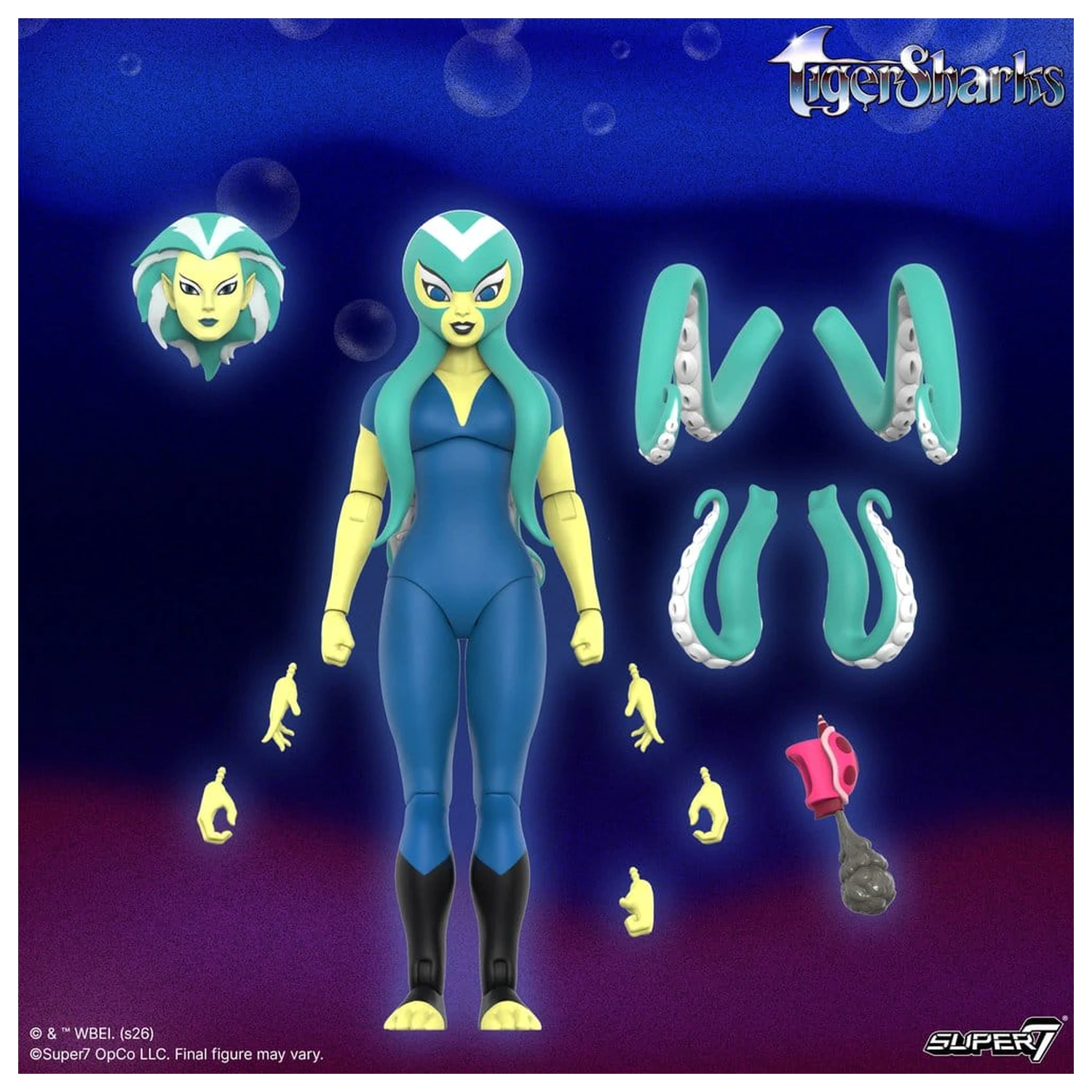 TigerSharks Ultimates Wave 01 Akcijska figura Octavia (Hybrid) 18 cm fotografija izdelka