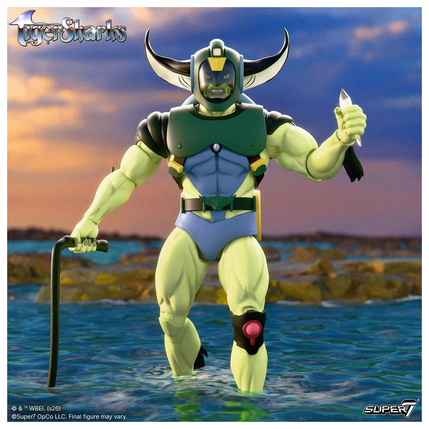 TigerSharks Ultimates Wave 01 Akcijska figura T-Ray 18 cm fotografija izdelka