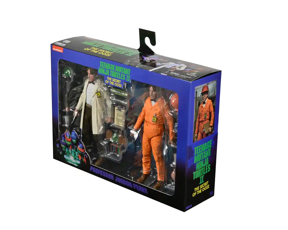 TMNT II: The Secret of the Ooze Akcijska figura 2-Pack Lab Coat Professor Perry and Hazmat Suit Professor Perry 18 cm fotografija izdelka