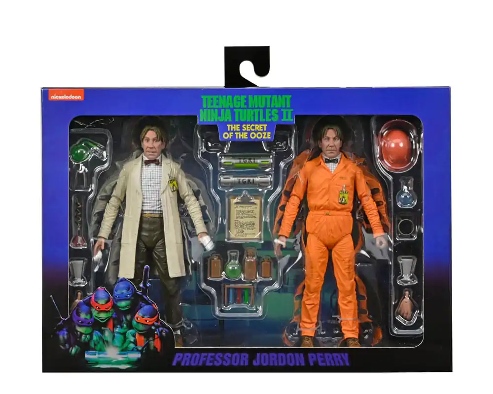 TMNT II: The Secret of the Ooze Akcijska figura 2-Pack Lab Coat Professor Perry and Hazmat Suit Professor Perry 18 cm fotografija izdelka