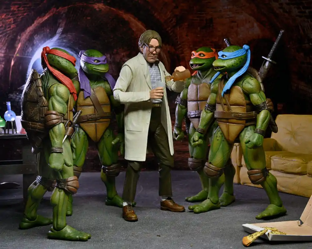TMNT II: The Secret of the Ooze Akcijska figura 2-Pack Lab Coat Professor Perry and Hazmat Suit Professor Perry 18 cm fotografija izdelka